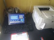 تصویر  نمایشگر باسکول جاده ای پایا